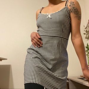 Urban Outfitters Cropped Gingham Dress